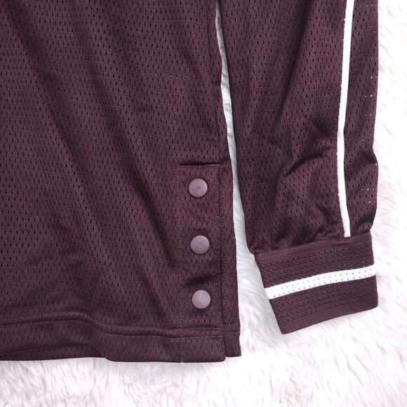 Adidas A&M Jersey Long Sleeve Hoodie Warm Up Practice Sz M - Picture 3 of 11